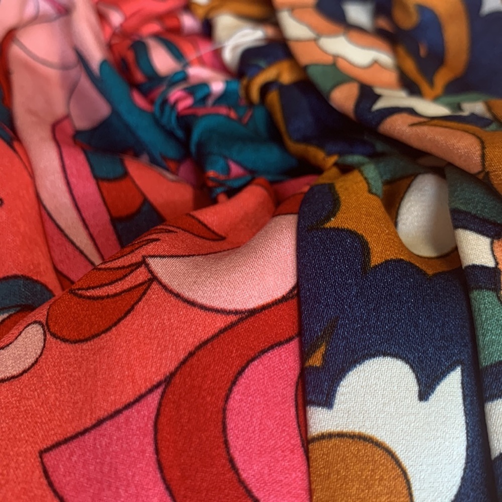 Anthropologie multicolor silky headbands - Picture 2 of 3